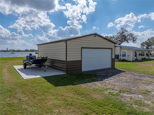 Backyard, Detached Garage, Exterior