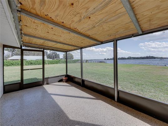 Interior, Sun Room, Water, Wooden Ceilings