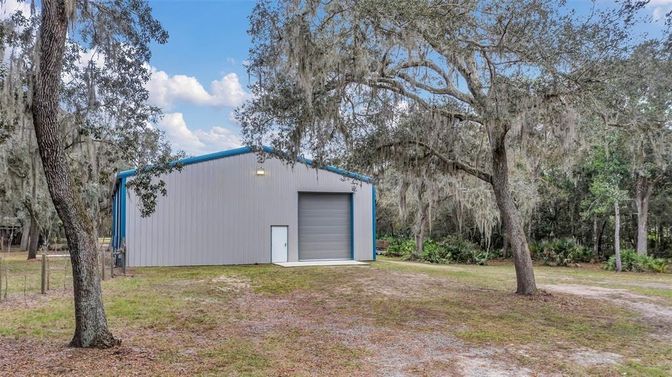 Backyard, Detached Garage, Exterior