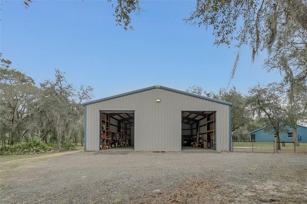 Backyard, Detached Garage, Exterior