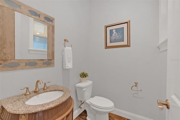 Bathroom, Interior, Wood Texture Flooring