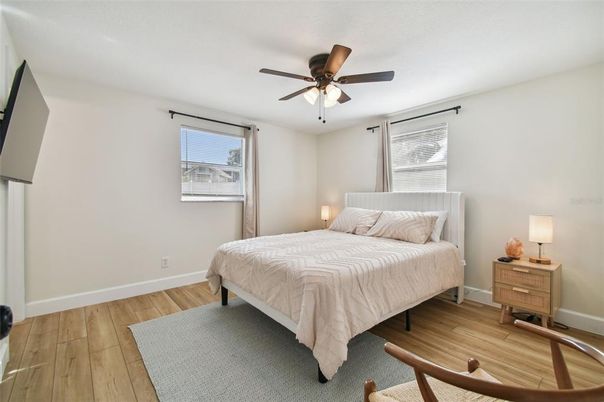 Bedroom, Interior, Wood Texture Flooring