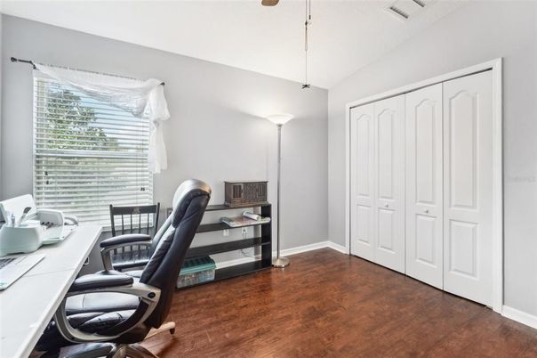 Home Office, Interior, Wood Texture Flooring