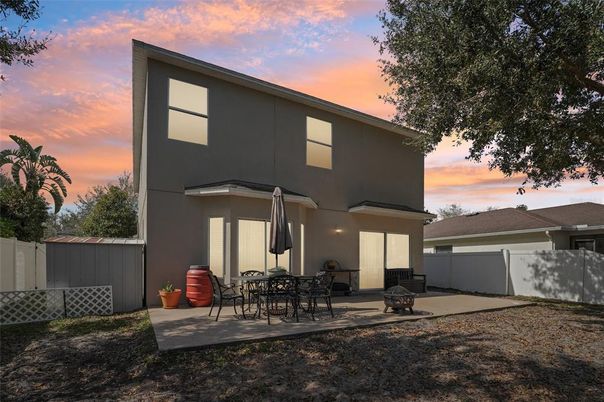 Backyard, Detached Garage, Exterior