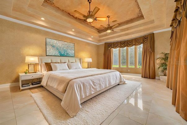 Bedroom, Interior, Recessed Lighting