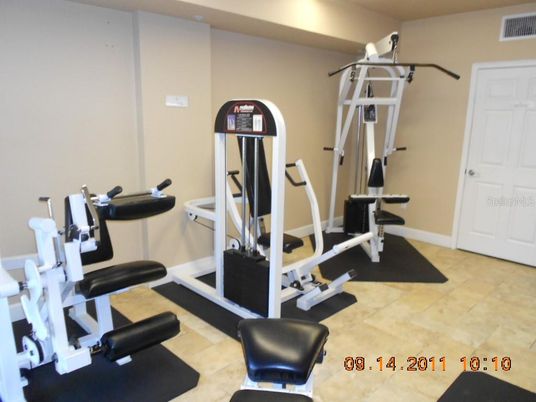 Fitness Equipment, Interior, Recessed Lighting