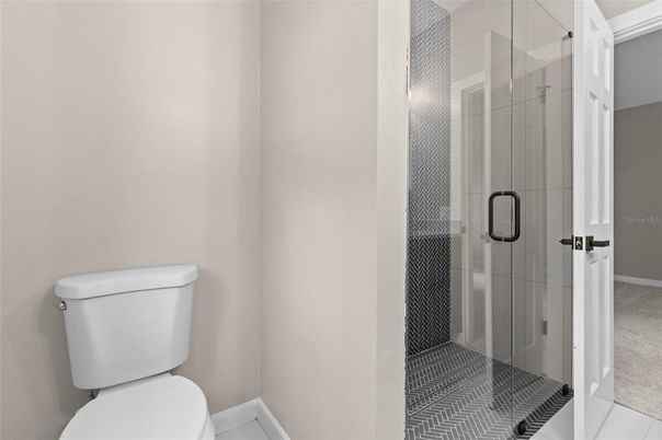 Bathroom, Glass Shower, Interior
