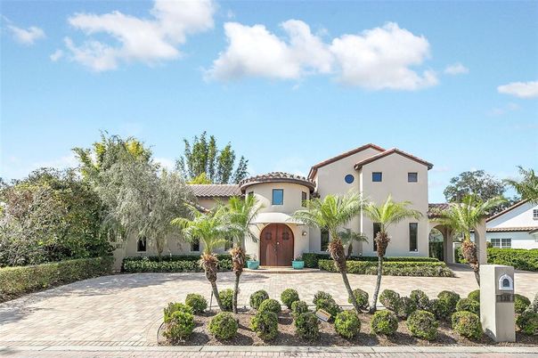 Backyard, Exterior, Facade, Spanish Mediterranean