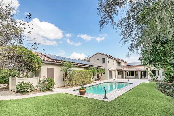 Backyard, Exterior, Pool, Solar Panels