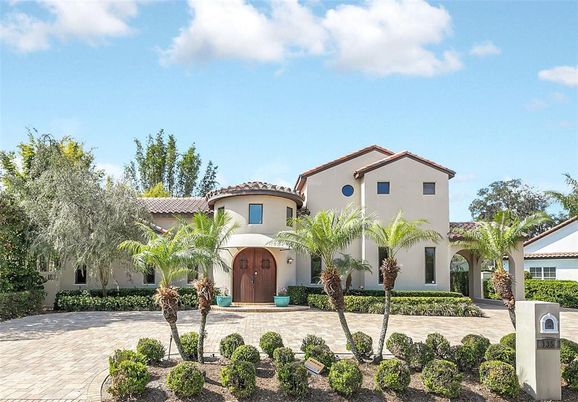 Backyard, Exterior, Facade, Spanish Mediterranean
