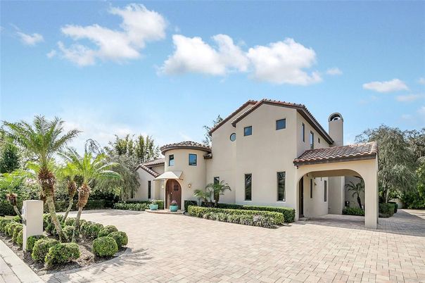 Backyard, Exterior, Facade, Spanish Mediterranean