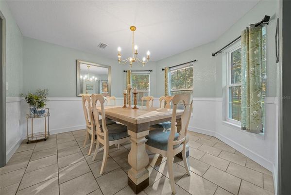 Chandelier, Dining room, Interior