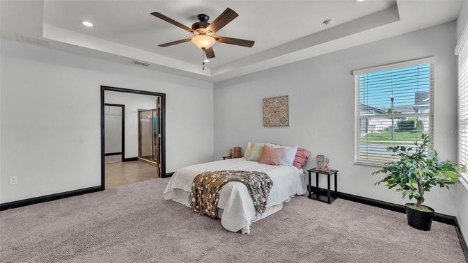 Bedroom, Interior, Recessed Lighting
