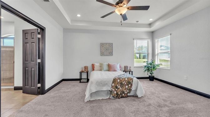 Bedroom, Interior, Recessed Lighting