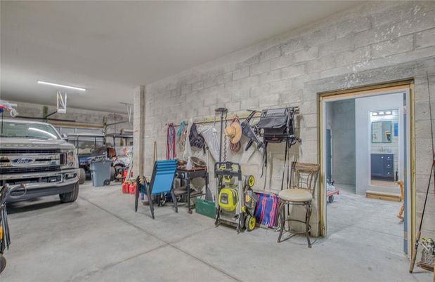 Garage, Interior, Stone Walls