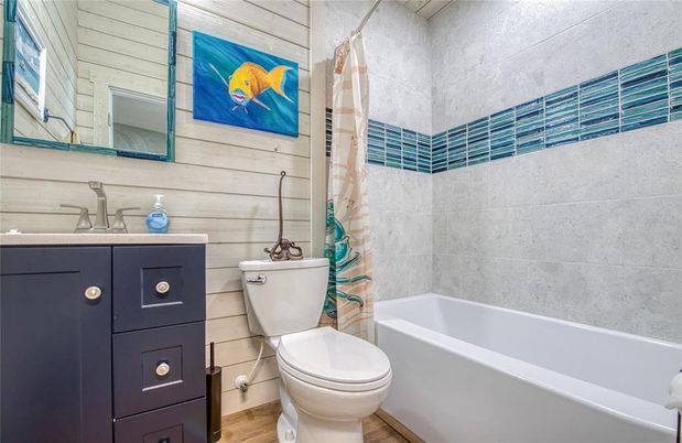 Bathroom, Interior, Wood Texture Flooring