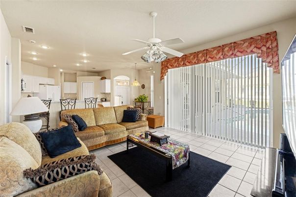 Interior, Kitchen, Living room, Recessed Lighting