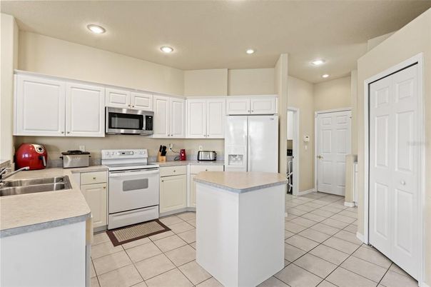 Interior, Kitchen, Recessed Lighting, Stainless Steel Appliances