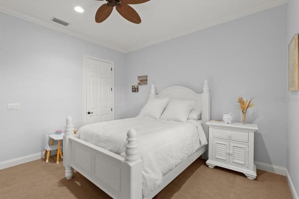 Bedroom, Interior, Recessed Lighting