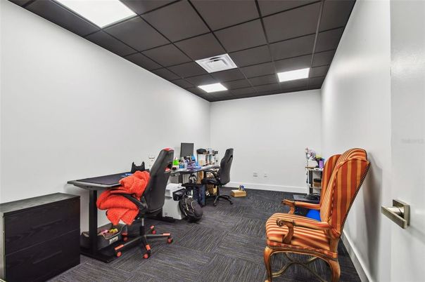 Home Office, Interior, Recessed Lighting