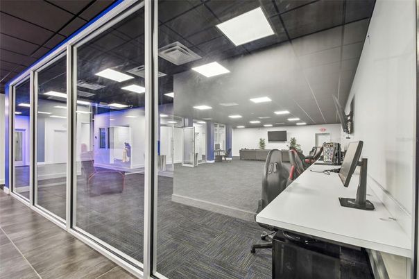 Home Office, Interior, Recessed Lighting