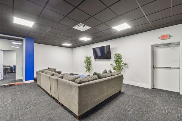Interior, Living room, Recessed Lighting