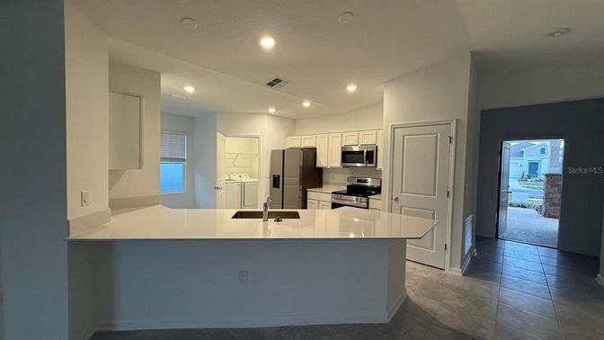 Interior, Kitchen, Recessed Lighting, Stainless Steel Appliances