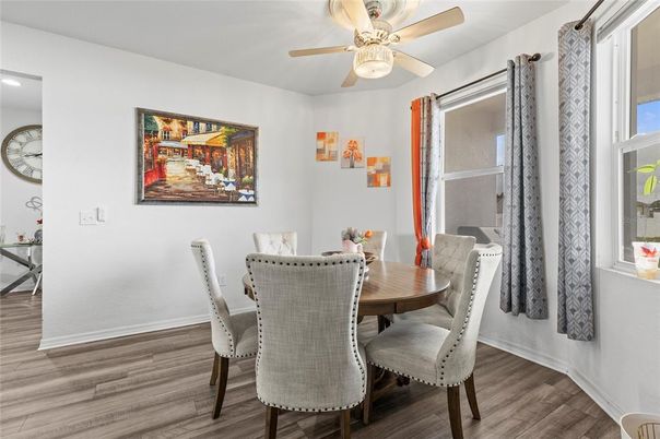 Dining room, Interior, Wood Texture Flooring