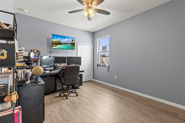 Home Office, Interior, Wood Texture Flooring