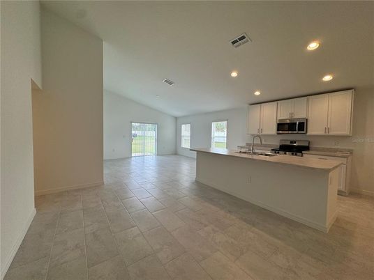 Interior, Kitchen, Recessed Lighting, Stainless Steel Appliances