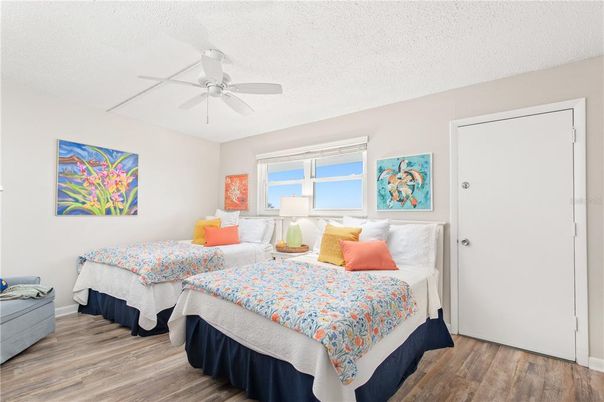 Bedroom, Interior, Wood Texture Flooring