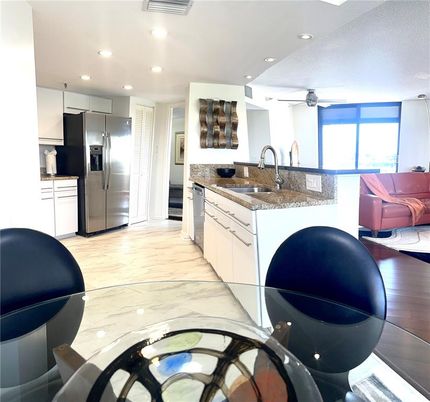 Interior, Kitchen, Marble, Recessed Lighting, Stainless Steel Appliances