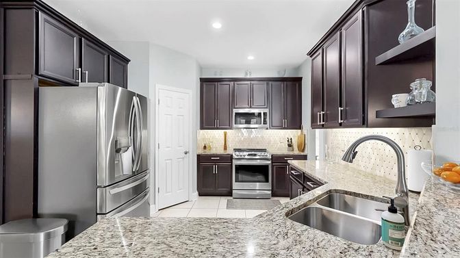 Interior, Kitchen, Recessed Lighting, Stainless Steel Appliances
