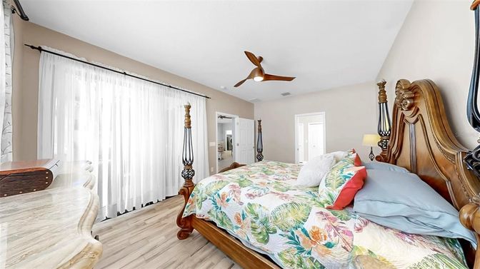 Bedroom, Interior, Wood Texture Flooring