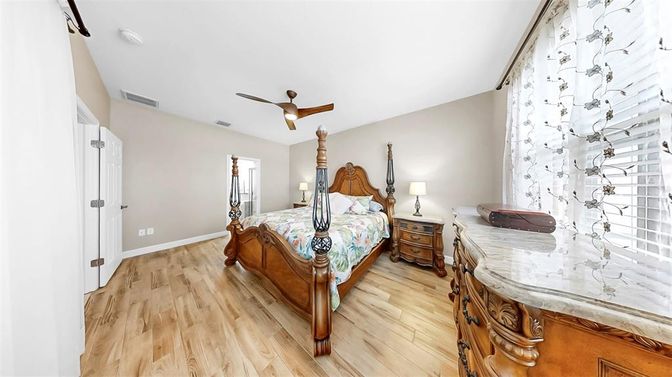 Bedroom, Interior, Wood Texture Flooring