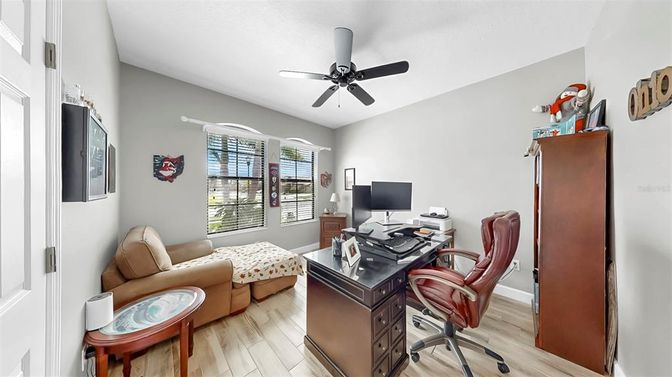 Home Office, Interior, Wood Texture Flooring