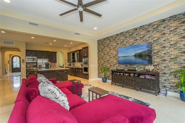 Interior, Kitchen, Living room, Recessed Lighting, Stainless Steel Appliances