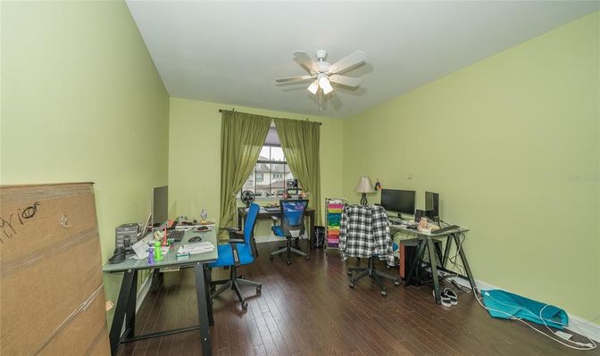 Home Office, Interior, Wood Texture Flooring