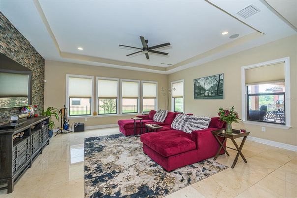 Interior, Living room, Recessed Lighting