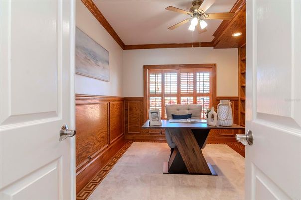Home Office, Interior, Recessed Lighting
