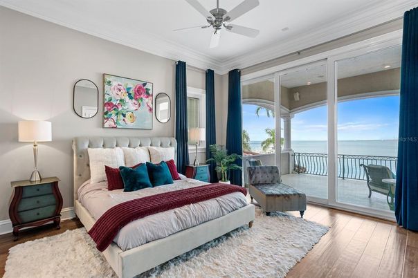 Bedroom, Interior, Water, Wood Texture Flooring