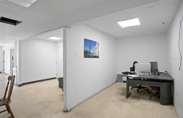 Home Office, Interior, Recessed Lighting