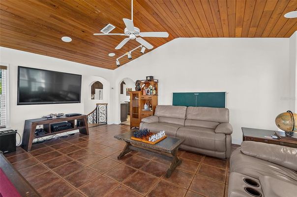 Interior, Living room, Wooden Ceilings