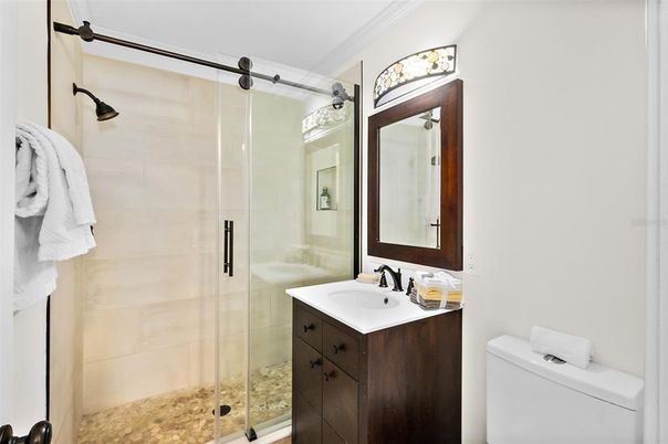 Bathroom, Glass Shower, Interior