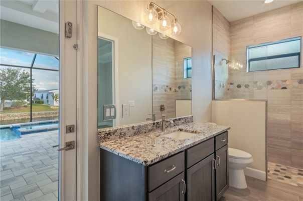 Bathroom, Glass Shower, Interior