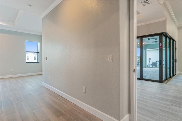 Empty room, Interior, Wood Texture Flooring