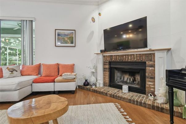 Fireplace, Interior, Living room, Wood Texture Flooring