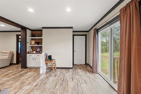 Interior, Recessed Lighting, Wood Texture Flooring