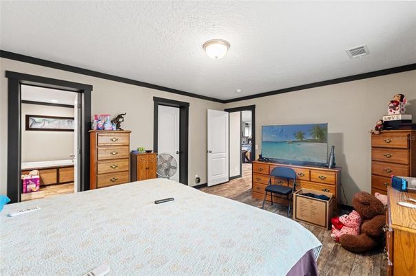 Bedroom, Home Office, Interior, Wood Texture Flooring