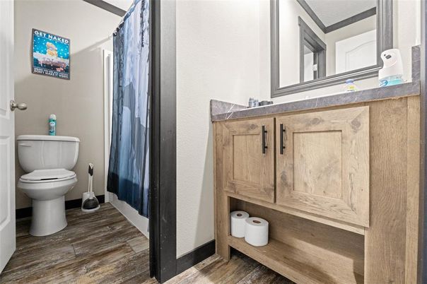 Bathroom, Interior, Wood Texture Flooring